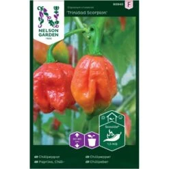 Chilipeber 'Trinidad Scorpion' Capsicum Chinense 'Trinidad Scorpion'