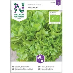 Salat 'Nuance' Øko Cichorium Endivia 'Nuance' Frøpose, Antal Pr. Pakke, Ca. 70 Stk.